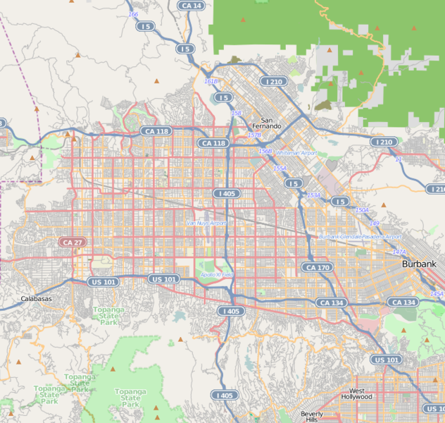 632px-Location_map_San_Fernando_Valley